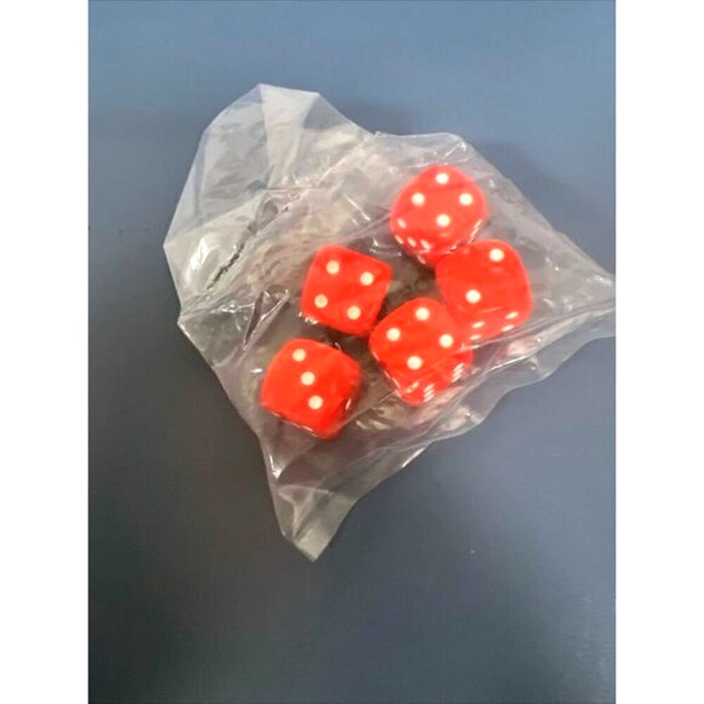 20 Sets Of 5 Dice Rounded Red New Math Manipulatives Homeschool Operations - Picture 5 of 8